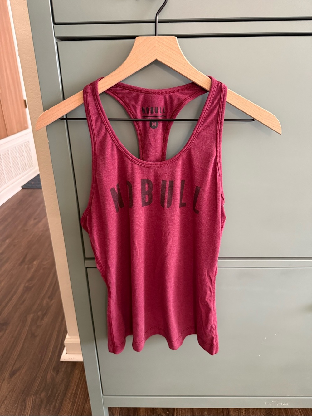 NOBULL Burgundy Racerback Tank Top